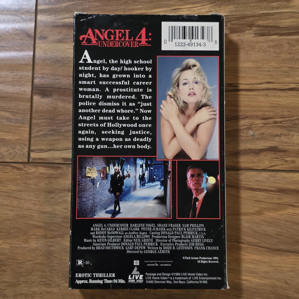 Angel 4 Undercover VHS 1994 Thriller Rare HTF