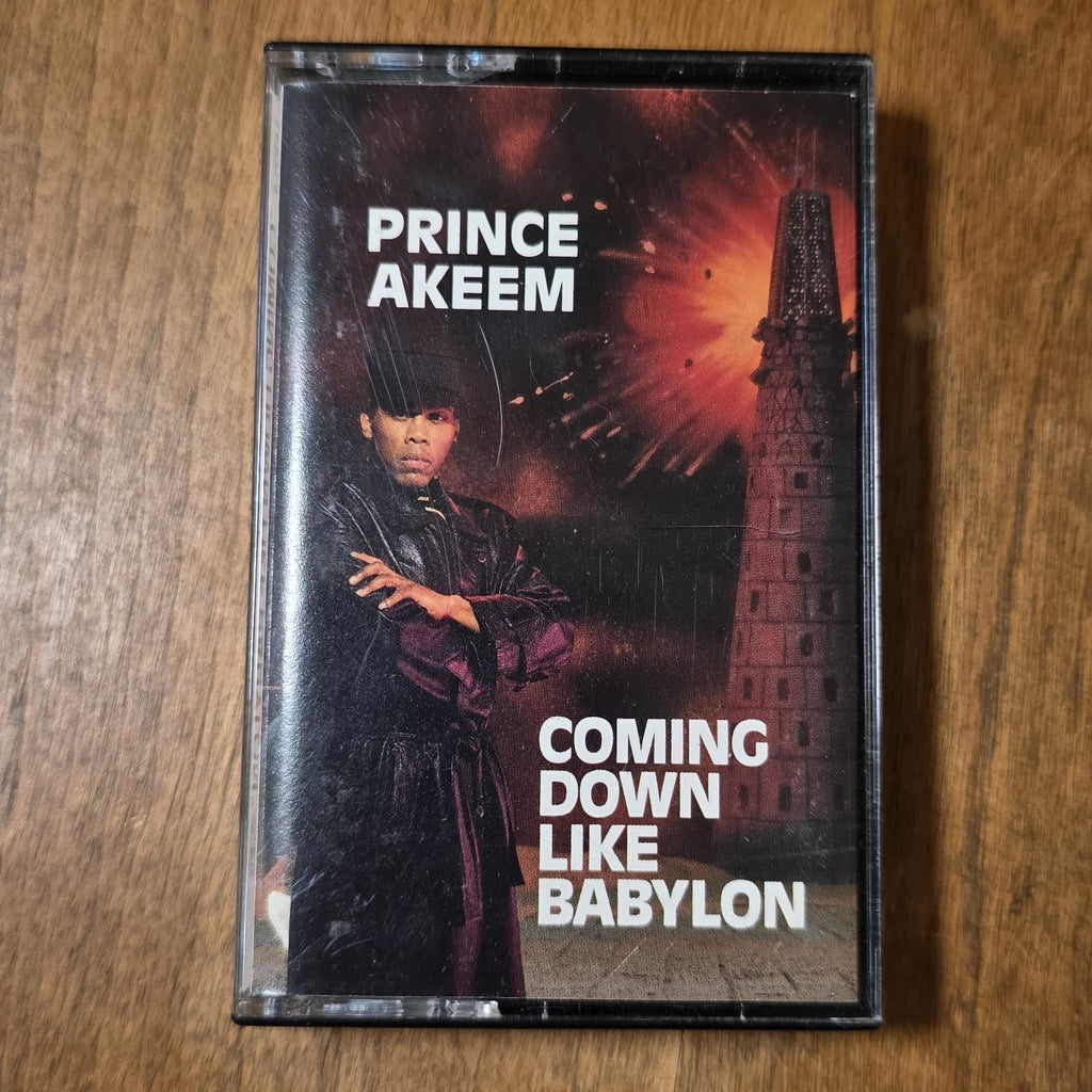 Prince Akeem - Coming Down Like Babylon Single 1991 Hip Hop Cassette Rare HTF