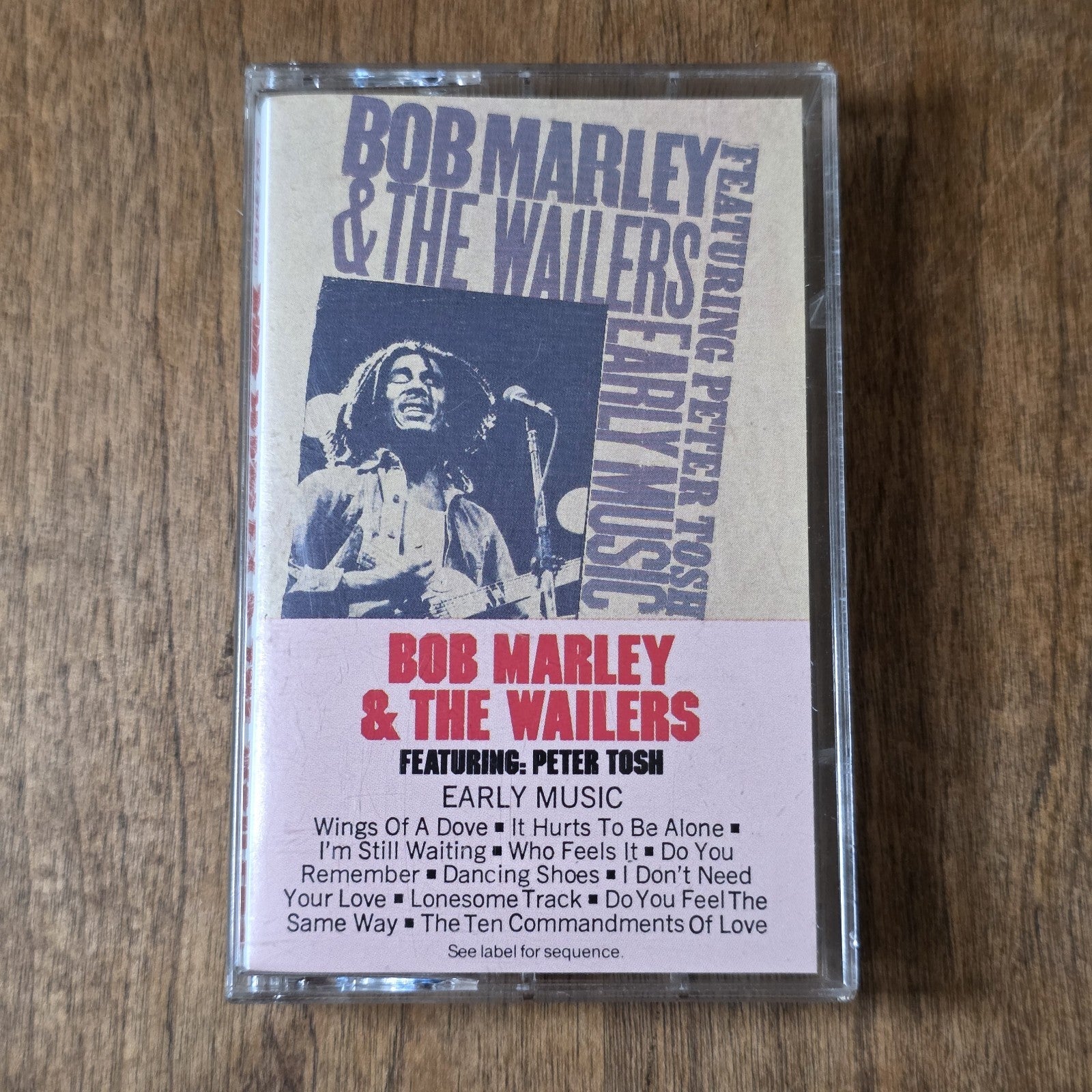Bob Marley and the Wailers - Early Music Cassette Album 1977 Reggae