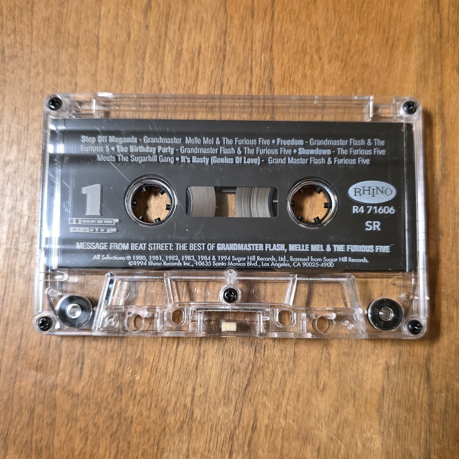 Grandmaster Flash Melle Mel & The Furious Five - Best Of 1994 Cassette Rare HTF