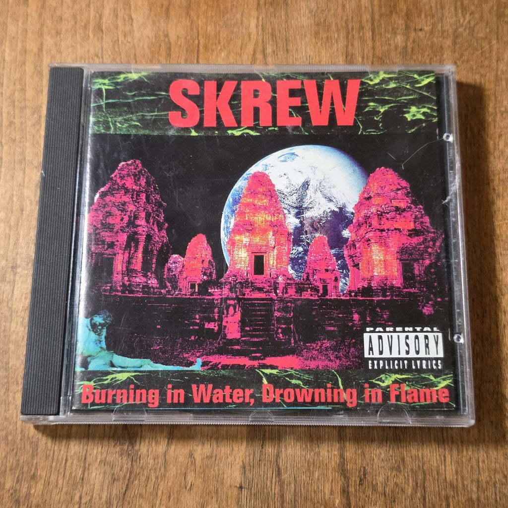 Skrew - Burning in Water, Drowning in Flame CD Album 1992 Industrial Metal HTF