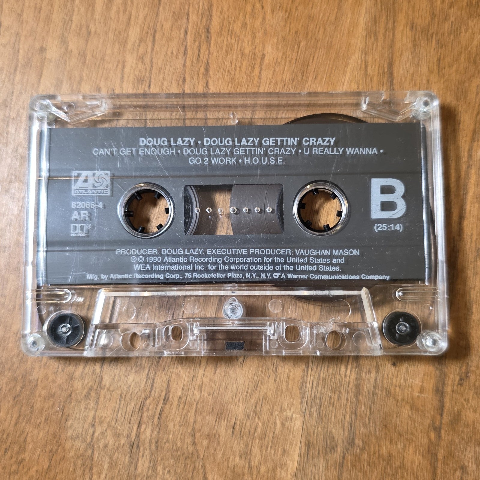Doug Lazy - Doug Lazy Gettin' Crazy Album 1990 Hip Hop House Cassette Atlantic