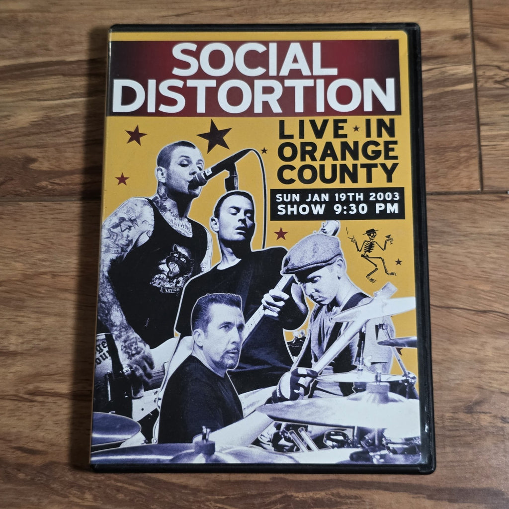 Social Distortion - Live in Orange County DVD Live Album 2003 Punk Rock