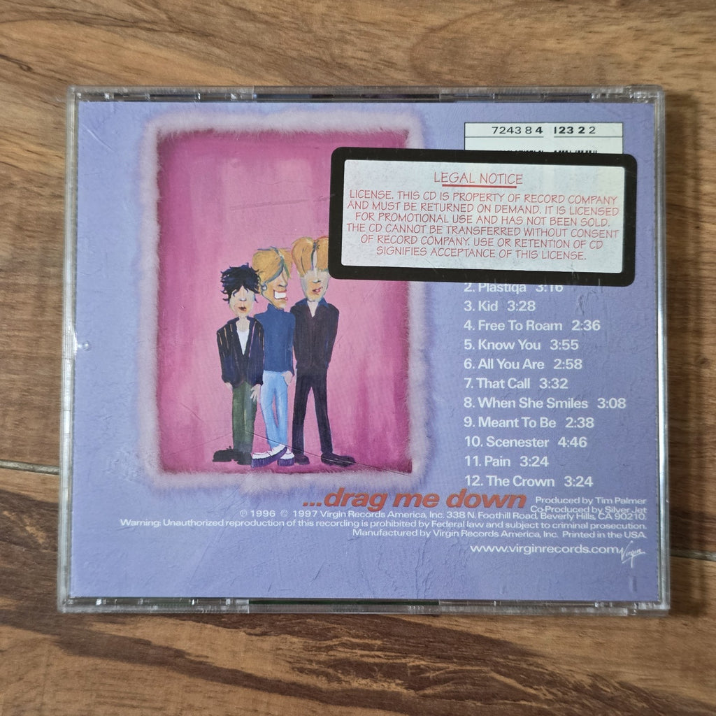 Silver Jet - Pull Me Up Drag Me Down CD 1997 Virgin Alternative Rock