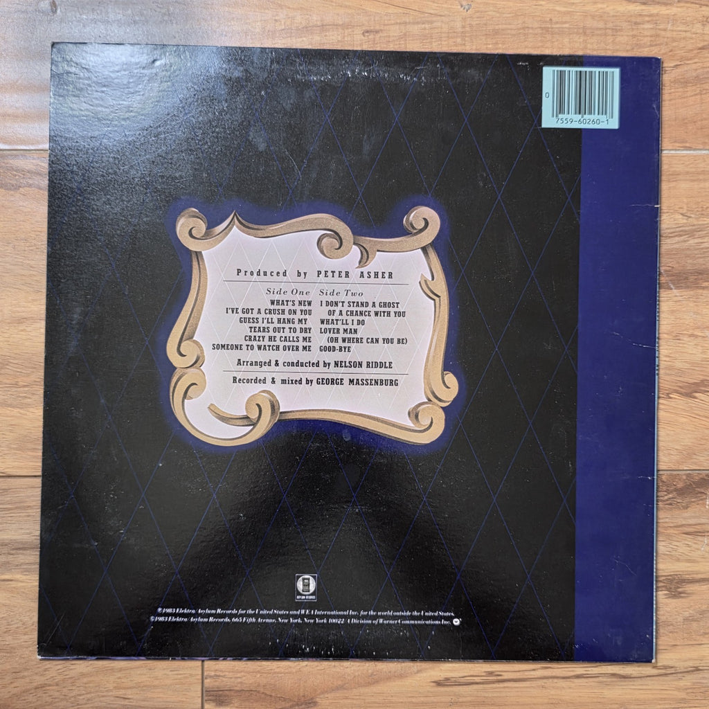 Linda Ronstadt & The Nelson Riddle Orchestra - What's New Vinyl LP 1983 Jazz VG