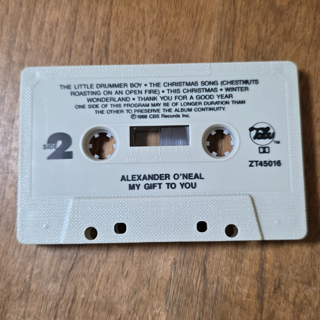 Alexander O'Neal - My Gift To You Album 1988 Holiday Soul Cassette Tabu Records