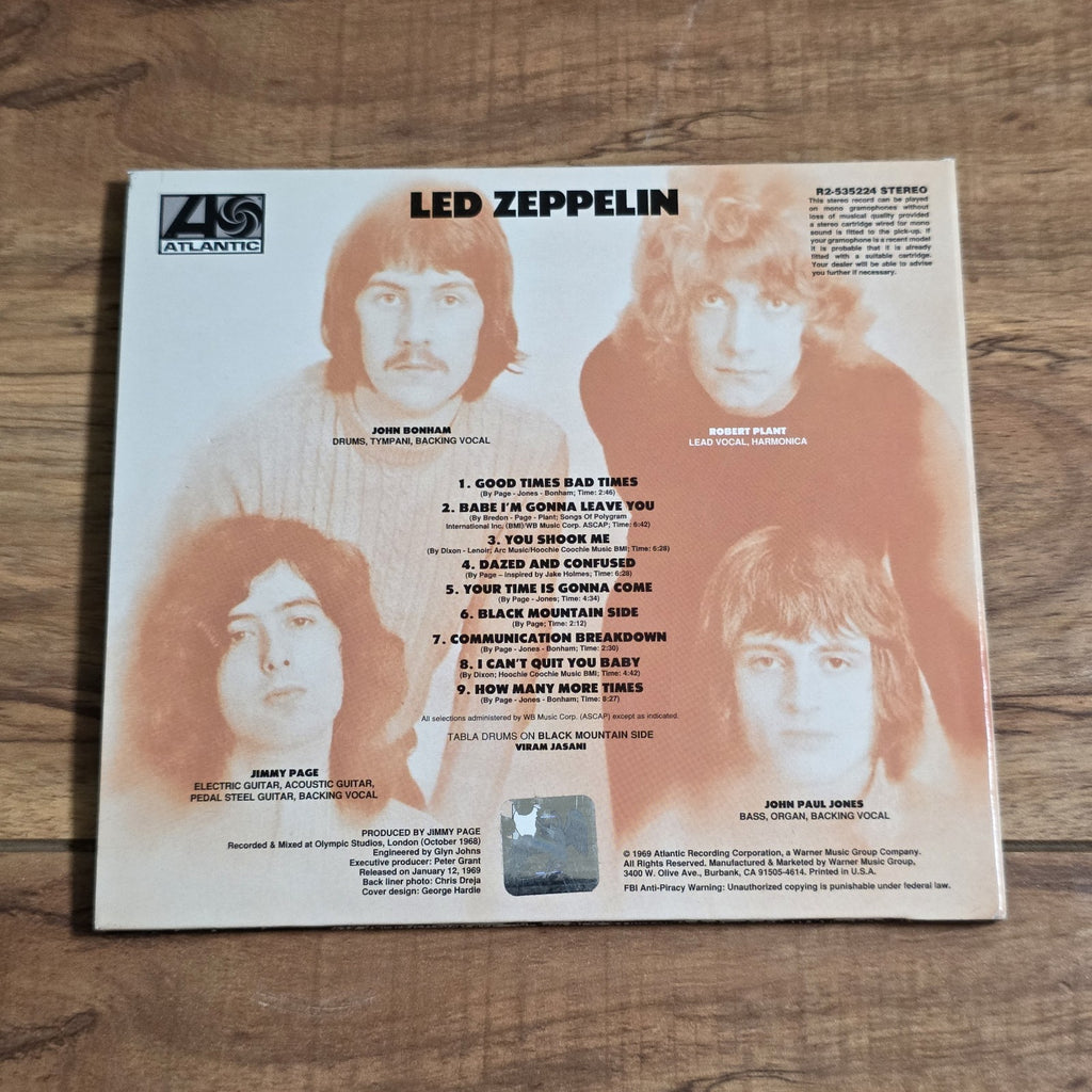 Led Zeppelin - Self-Titled Digipak CD Remaster 1969 Hard Rock
