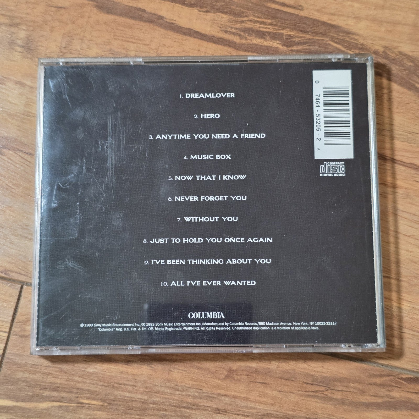 Mariah Carey - Music Box CD Album 1993 Pop R&B