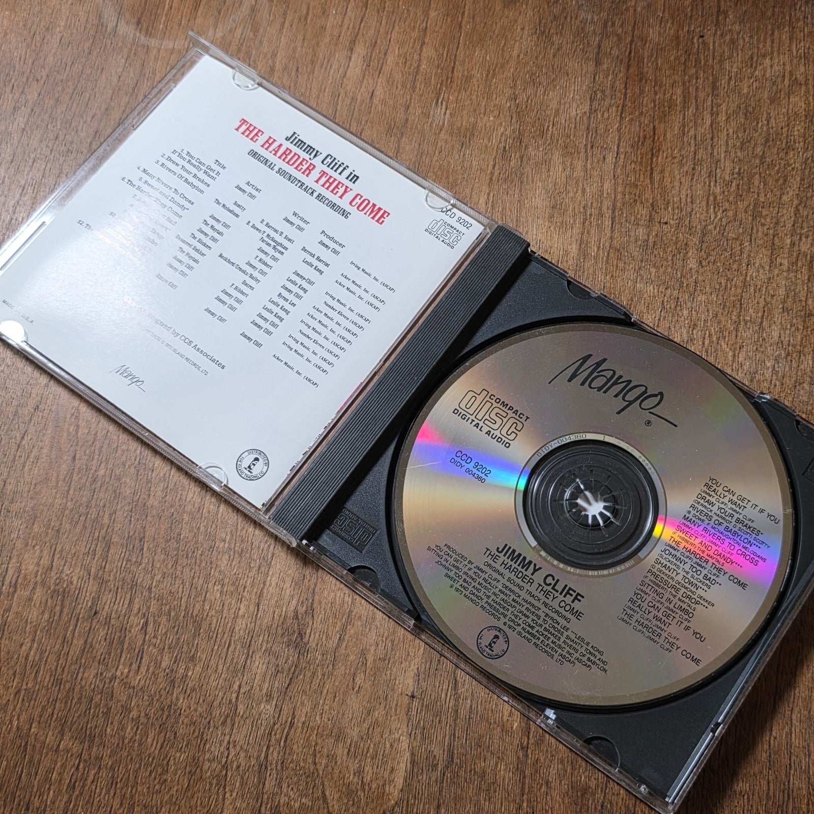 Jimmy Cliff The Harder They Come Soundtrack CD Reggae Original Motion Picture