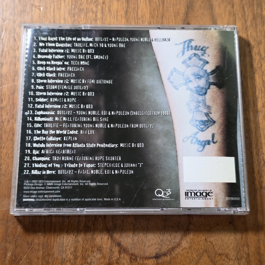 Thug Angel The Life Of An Outlaw CD Soundtrack 2002 Hip Hop