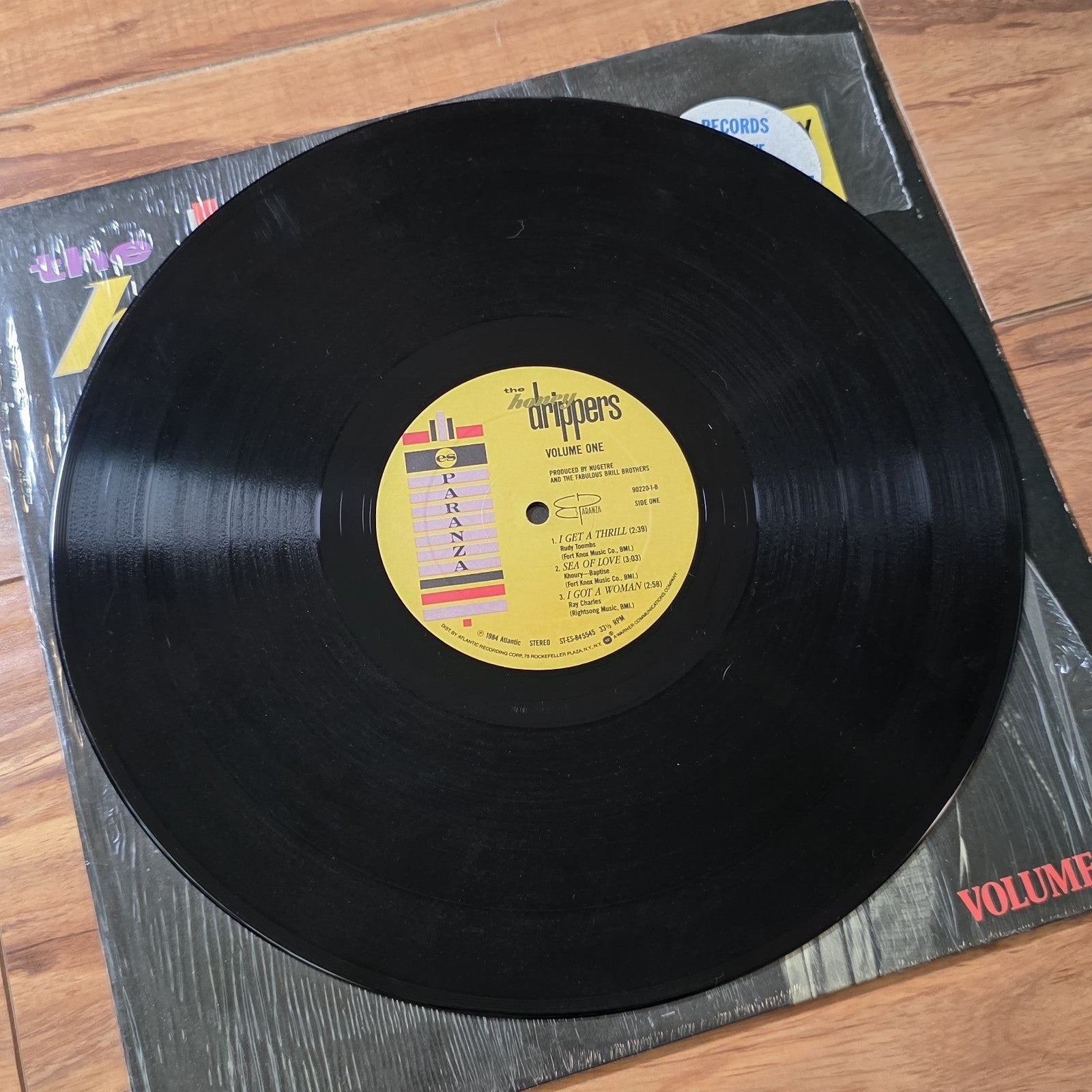 The Honeydrippers - Volume One Vinyl LP EP 1984 Rock Robert Plant VG