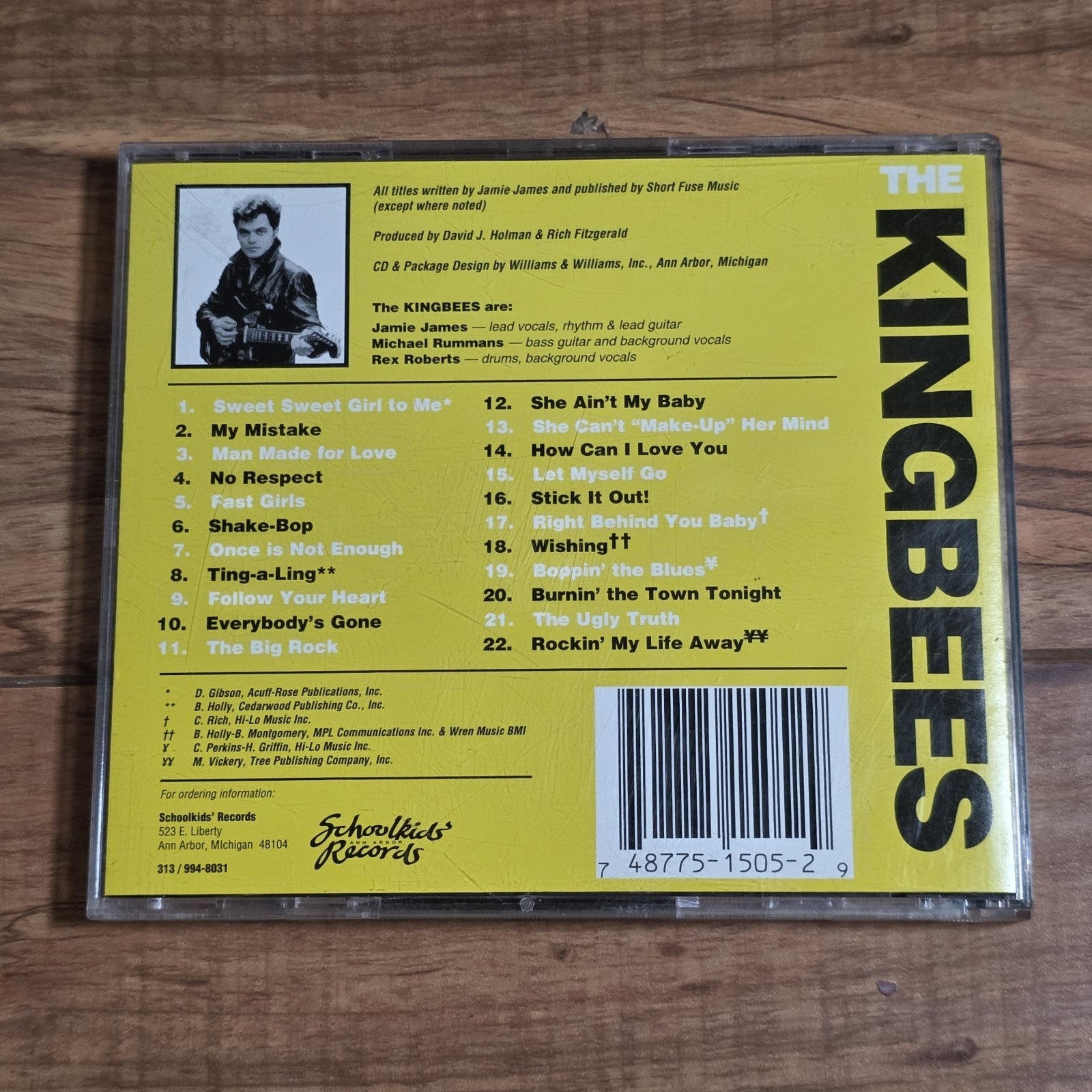 The Kingbees - The Kingbees 1 & 2 CD Compilation 1992 Pop Rock HTF