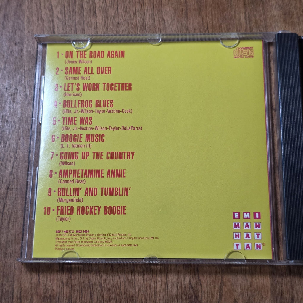 Canned Heat - The Best of Canned Heat CD Compilation 1989 Blues Rock