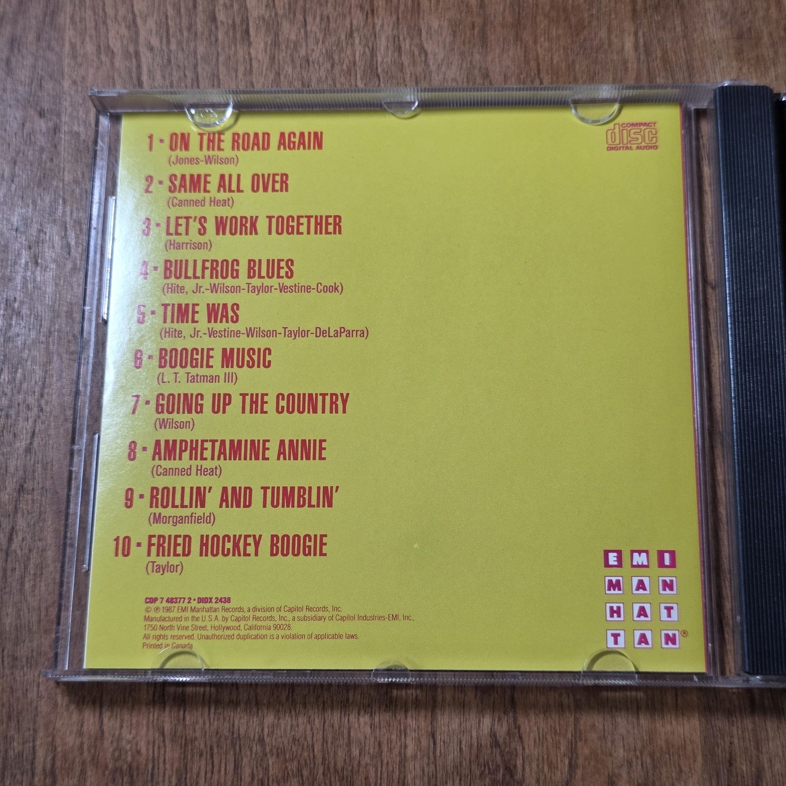 Canned Heat - The Best of Canned Heat CD Compilation 1989 Blues Rock