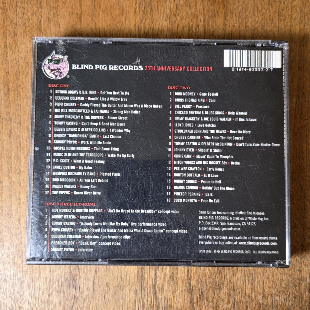 Various Artists - Blind Pig Records' 25th Anniversary Collection 3 CD 2002 Blues