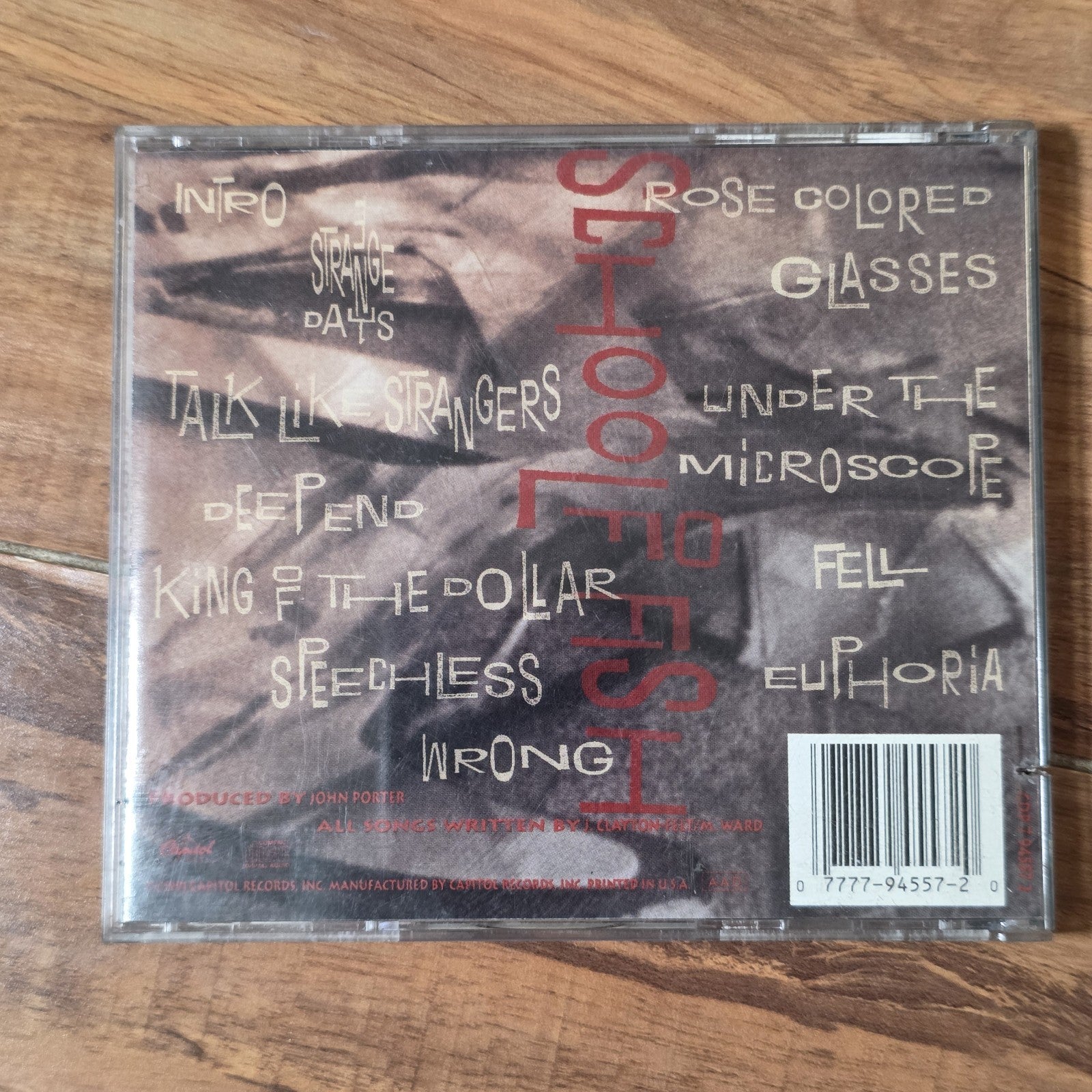 School of Fish - Self Titled CD 1991 Capitol Records Alternative Rock 90s