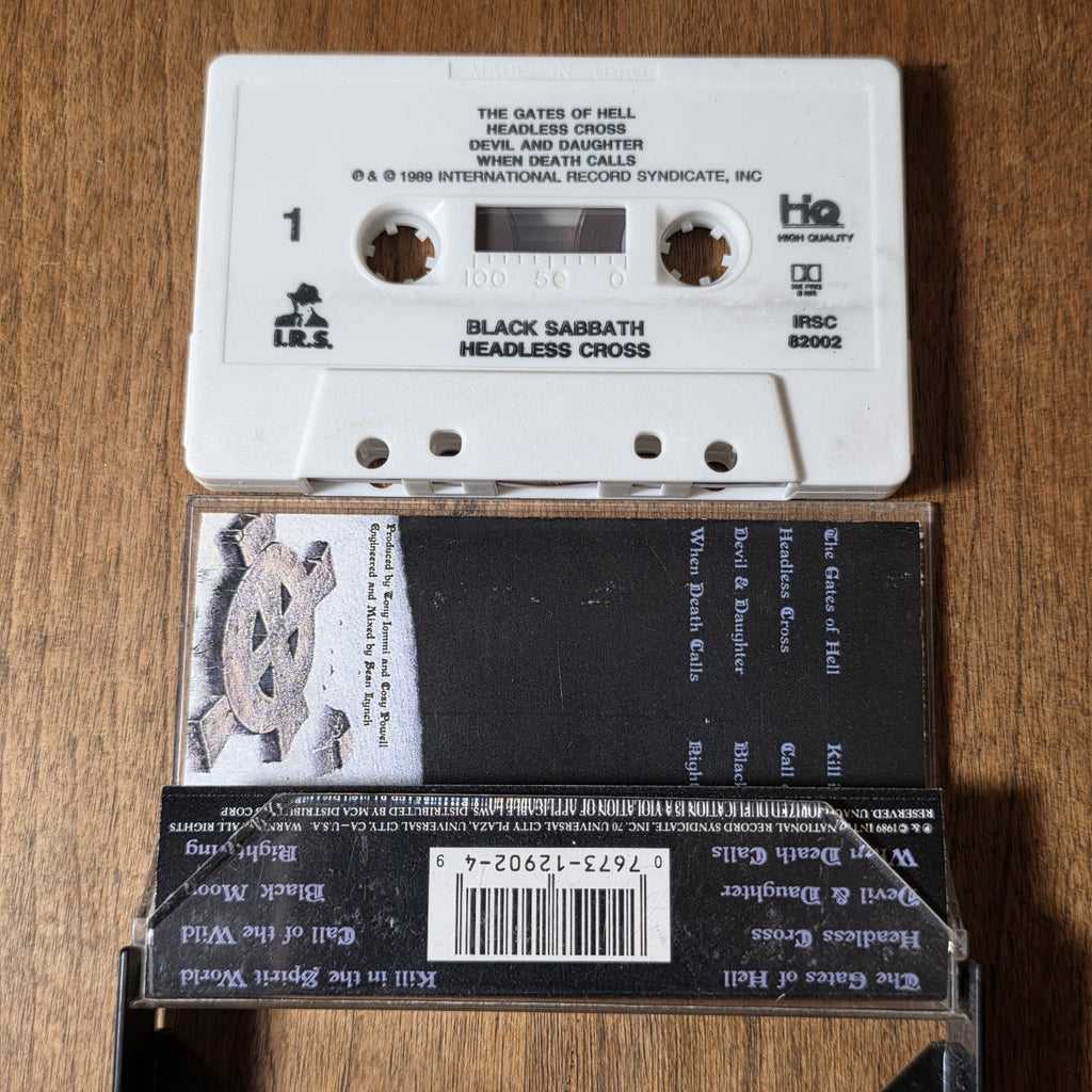 Black Sabbath - Headless Cross Cassette Album 1989 Heavy Metal HTF