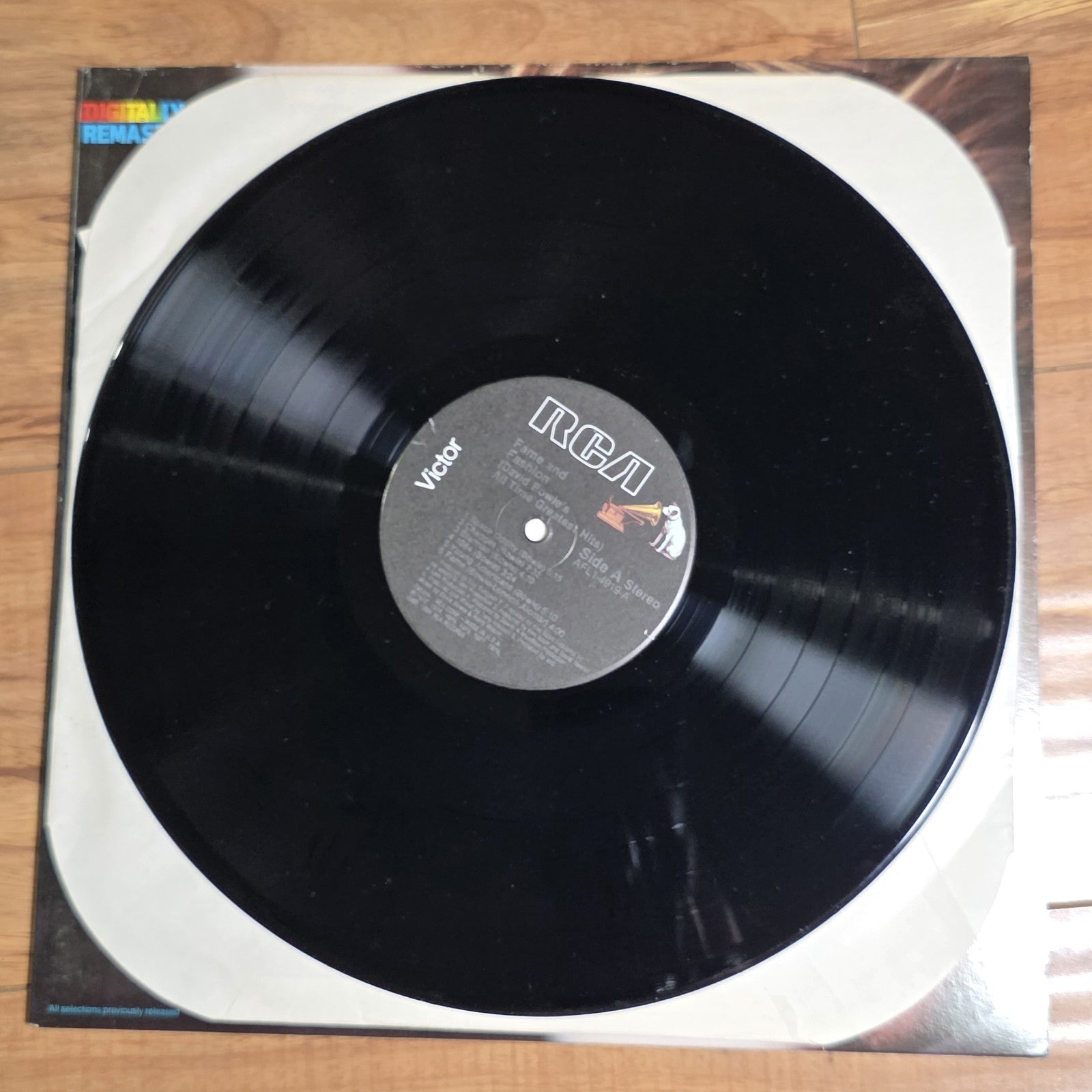 David Bowie - Fame and Fashion Vinyl 1984 Art Rock Greatest Hits LP VG Rare HTF