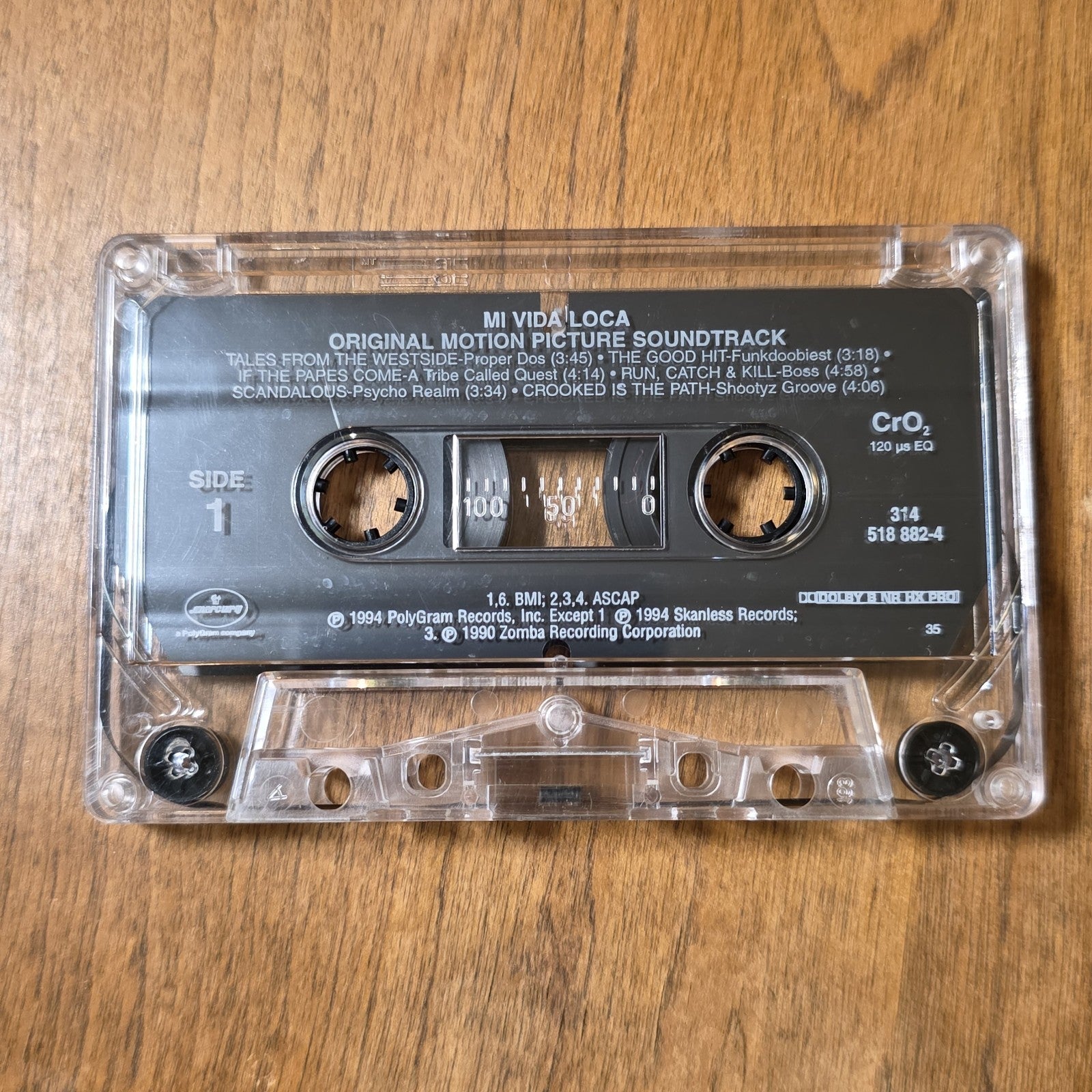 Mi Vida Loca - Original Soundtrack Compilation 1994 Hip Hop Cassette Rare HTF