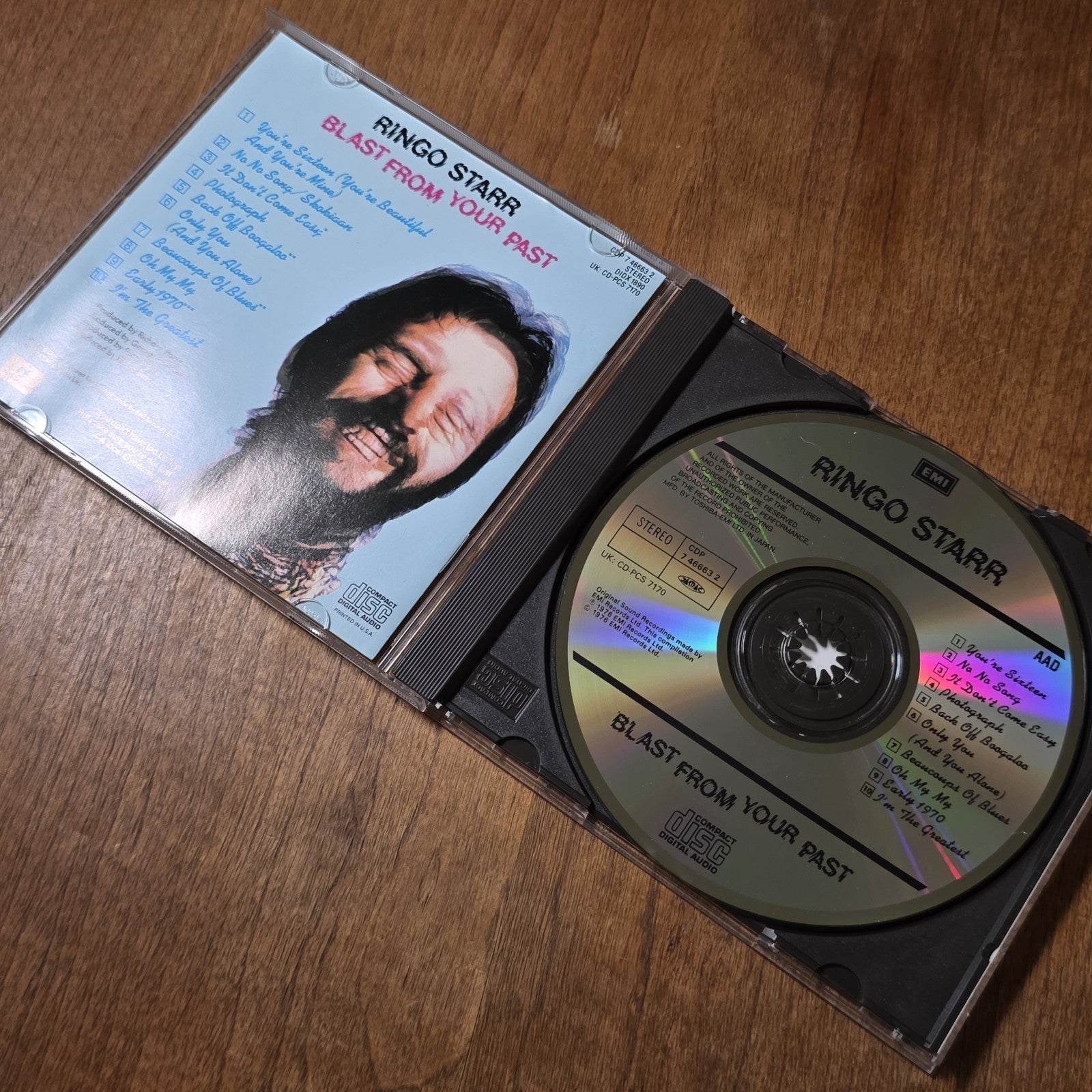 Ringo Starr - Blast from Your Past CD Comp 1987 Pop Rock Japan Press Rare HTF