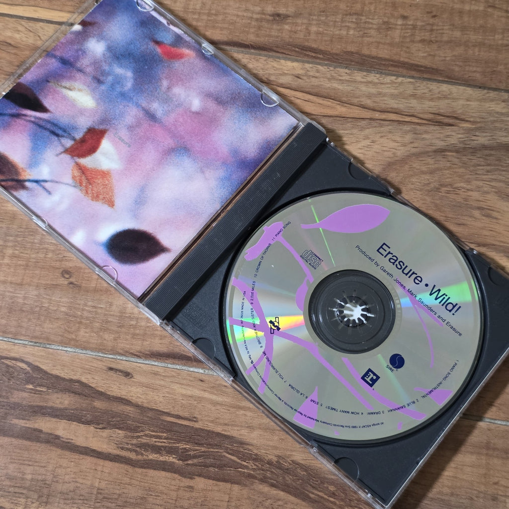 Erasure - Wild! CD Album 1989 Synth-Pop New Wave