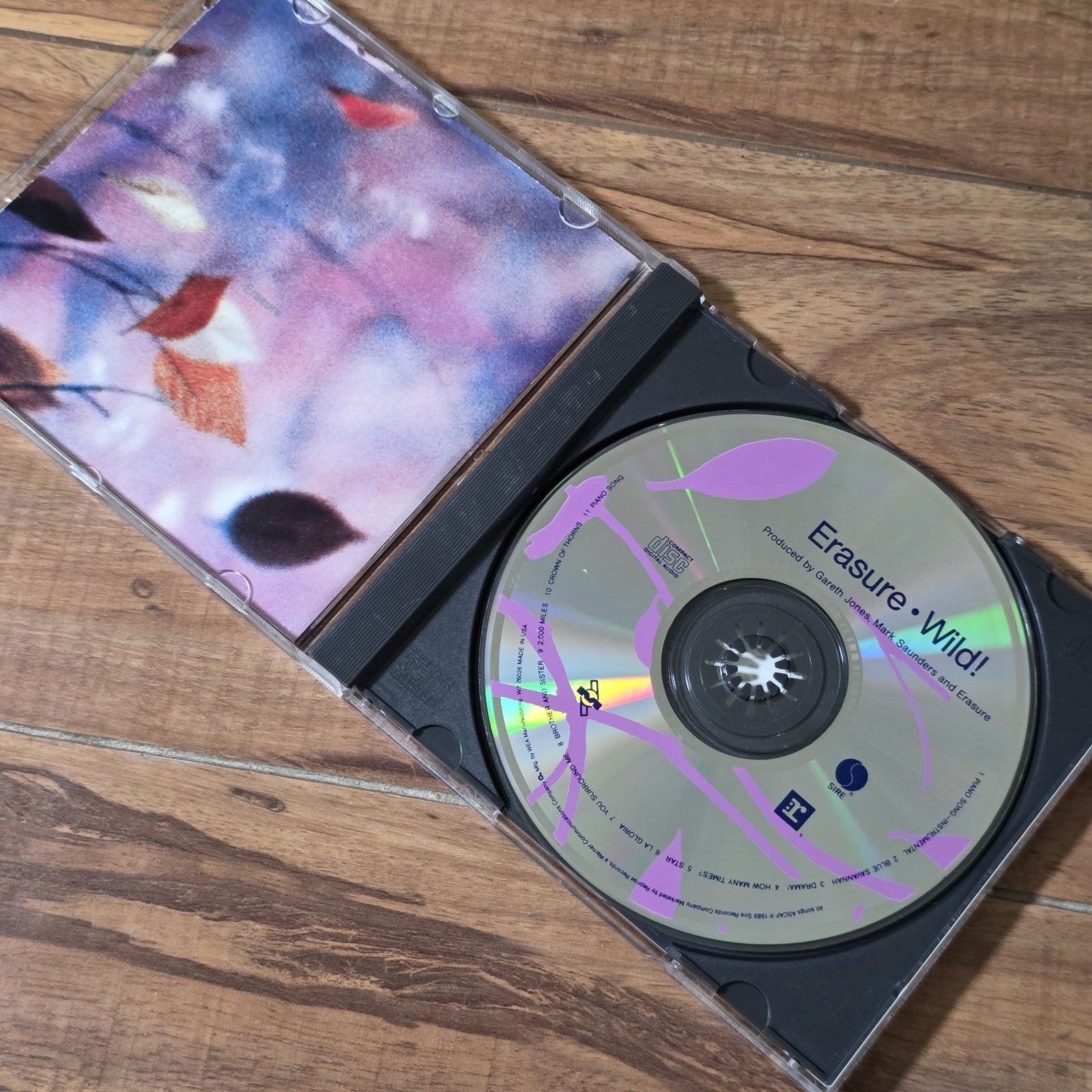 Erasure - Wild! CD Album 1989 Synth-Pop New Wave