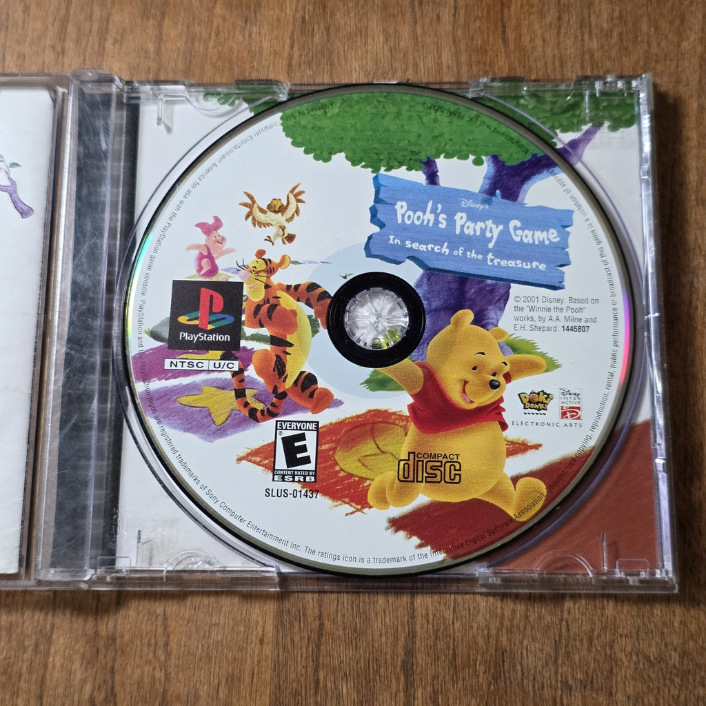 Pooh's Party Game: In Search of the Treasure PlayStation 1 PS1 2001 Party Game