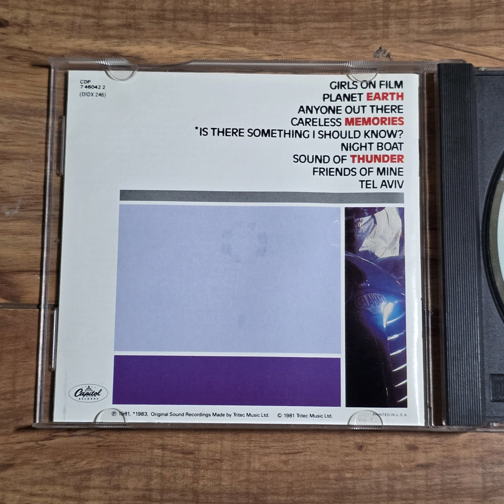 Duran Duran - Duran Duran CD Album 1981 New Wave Japan for US 1st Press Rare HTF