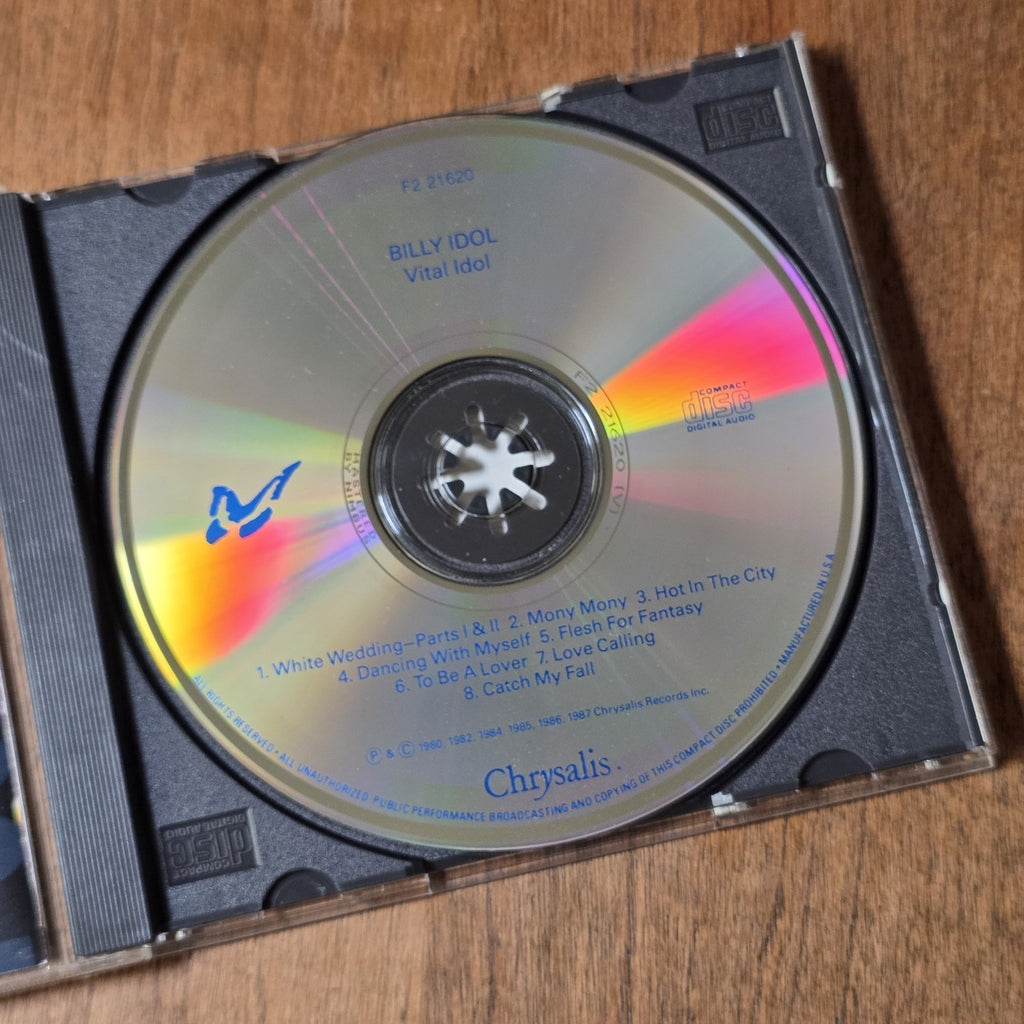 Billy Idol - Vital Idol CD Compilation 1990 Rock