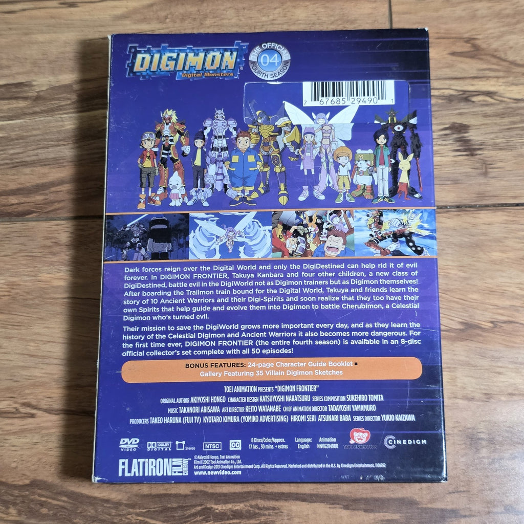 Digimon Digital Monsters The Official Fourth Season DVD 2013 Anime Rare HTF