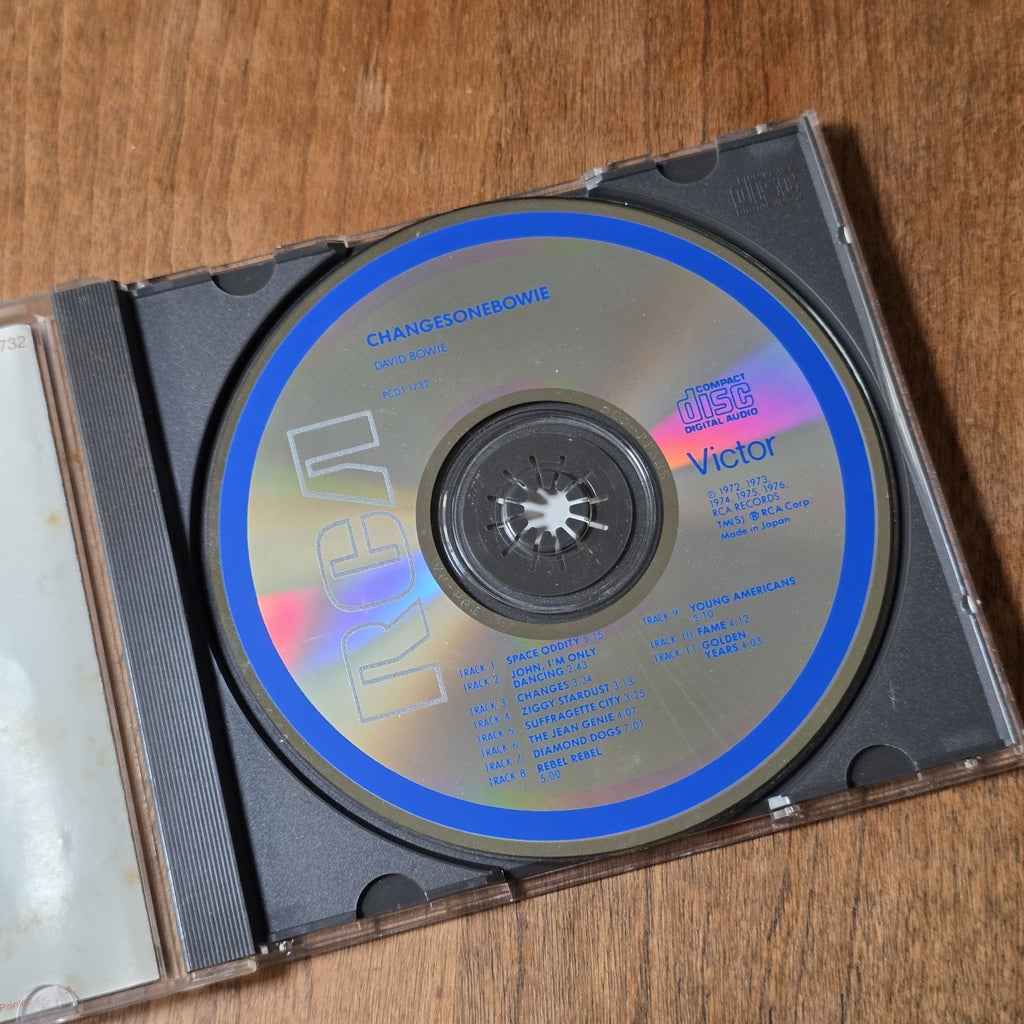David Bowie - ChangesOneBowie CD Compilation 1976 Rock Japan Import Rare HTF
