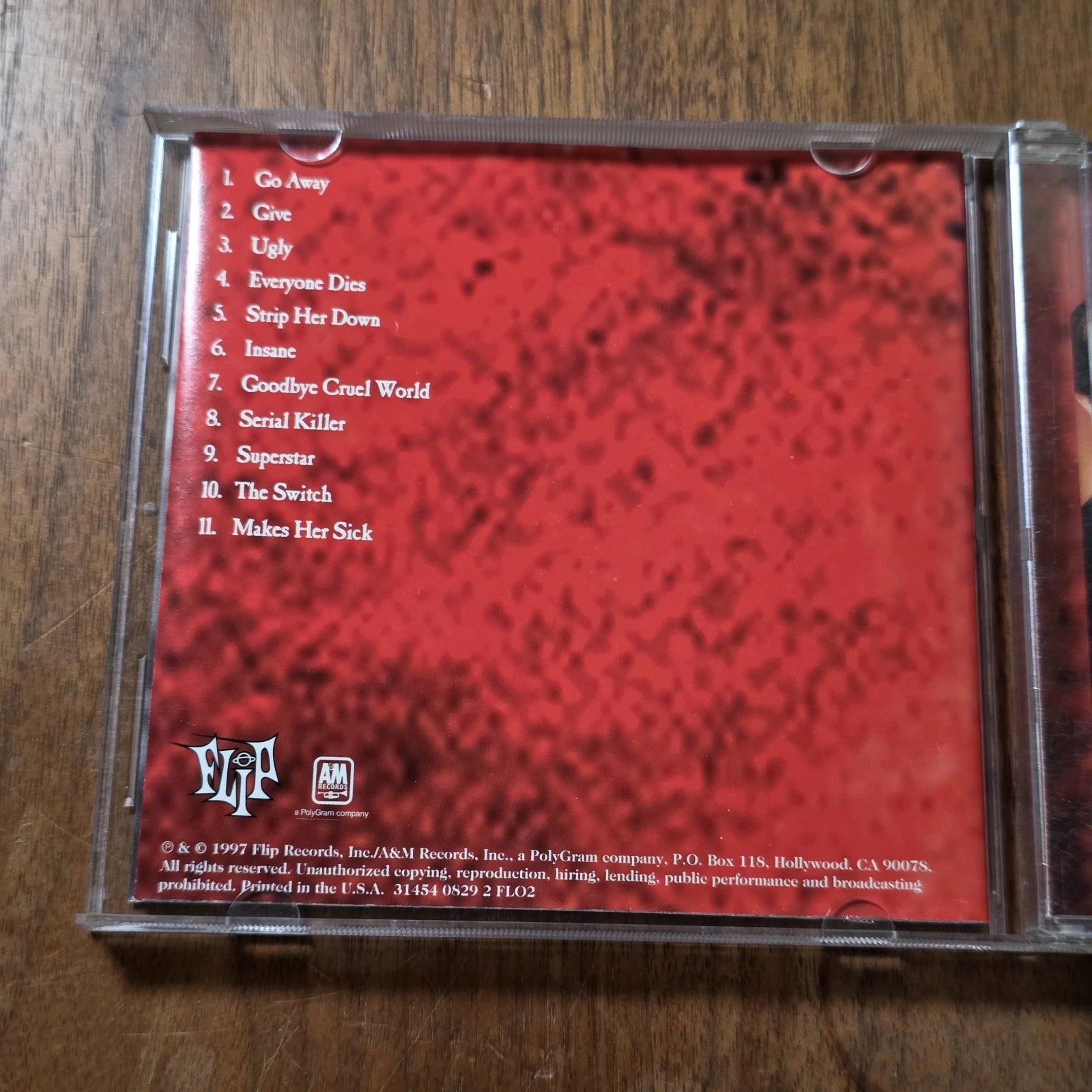 Cold - Self-Titled CD Album 1998 Nu Metal HTF