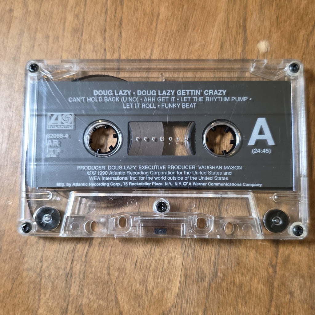 Doug Lazy - Doug Lazy Gettin' Crazy Album 1990 Hip Hop House Cassette Atlantic