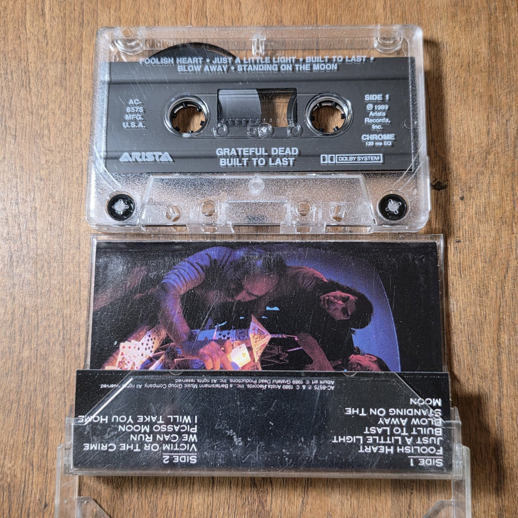 Grateful Dead - Built to Last Cassette Album 1889 Rock