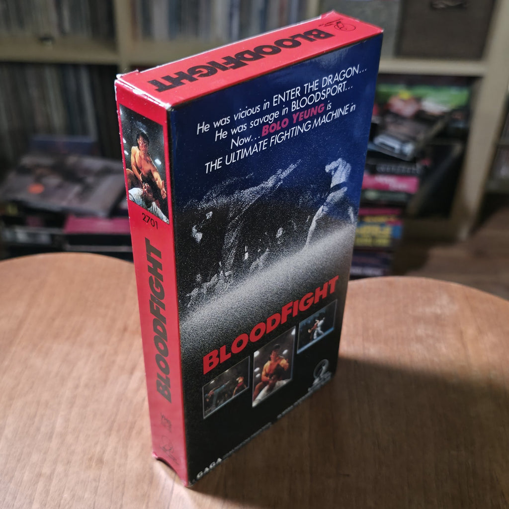 Bloodfight VHS 1990 Martial Arts Bolo Yeung