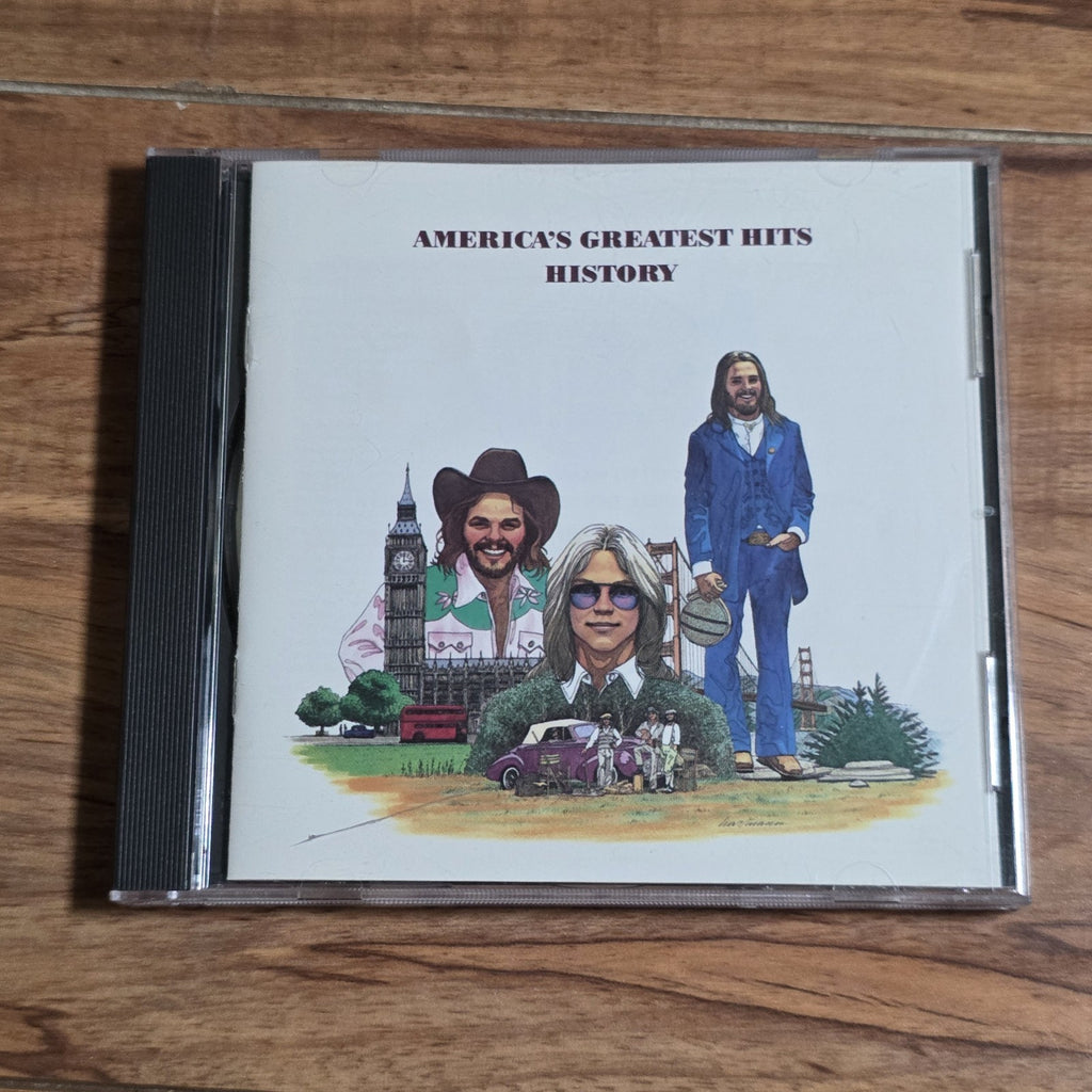 America - History: America's Greatest Hits CD Compilation 1975 Folk Rock