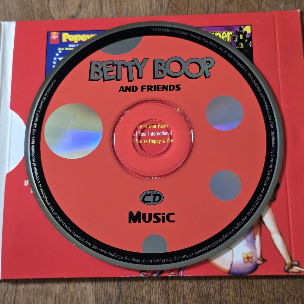 Betty Boop and Friends - Music and Cartoons DVD CD 2 Disc Set 2006 Animation