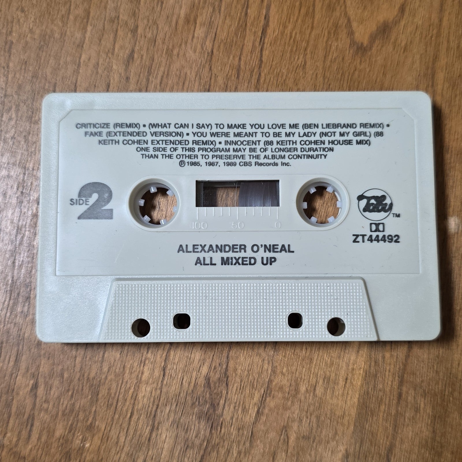 Alexander O'Neal - All Mixed Up Compilation 1987 R&B Cassette