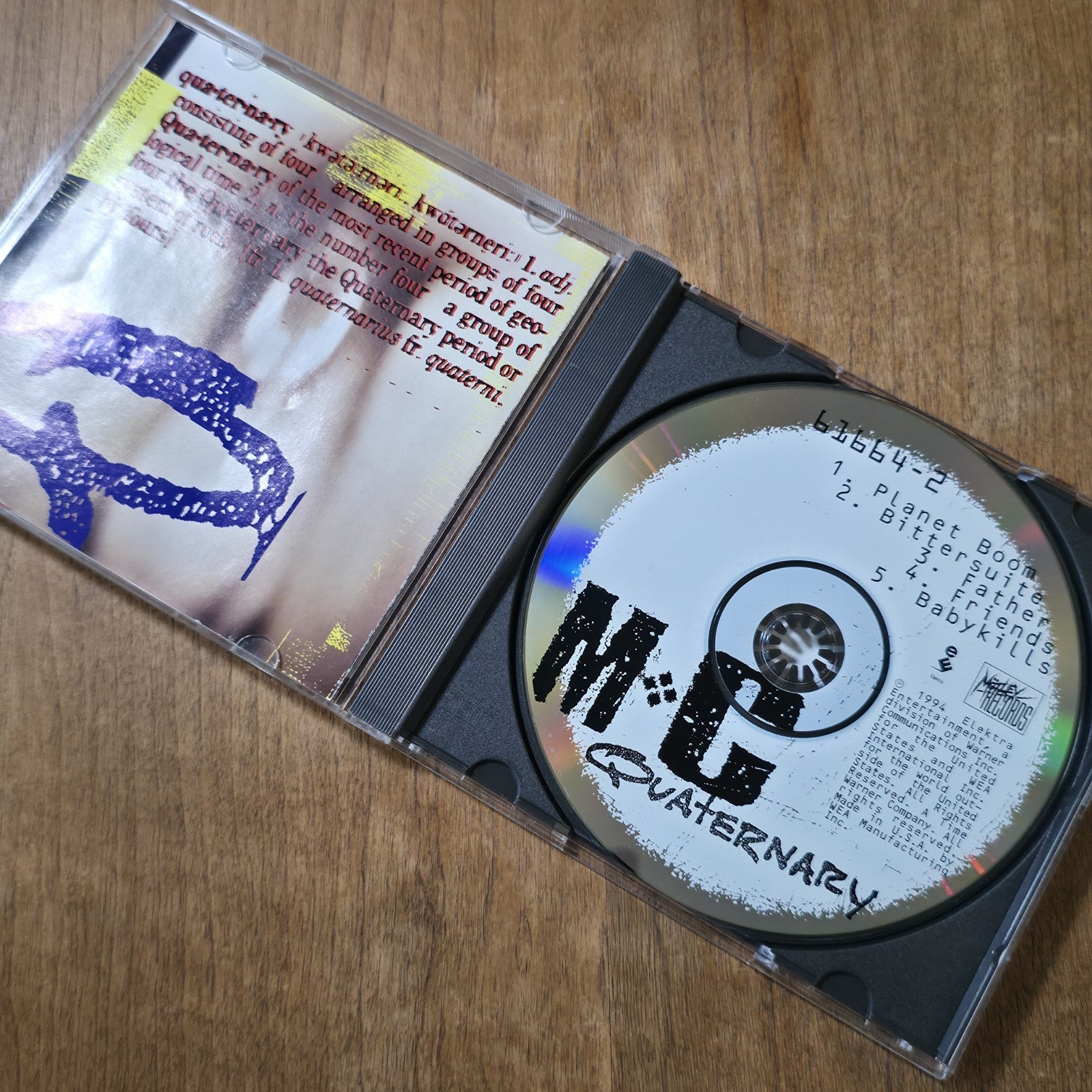 Mötley Crüe - Quaternary CD EP 1994 Glam Metal Rare HTF