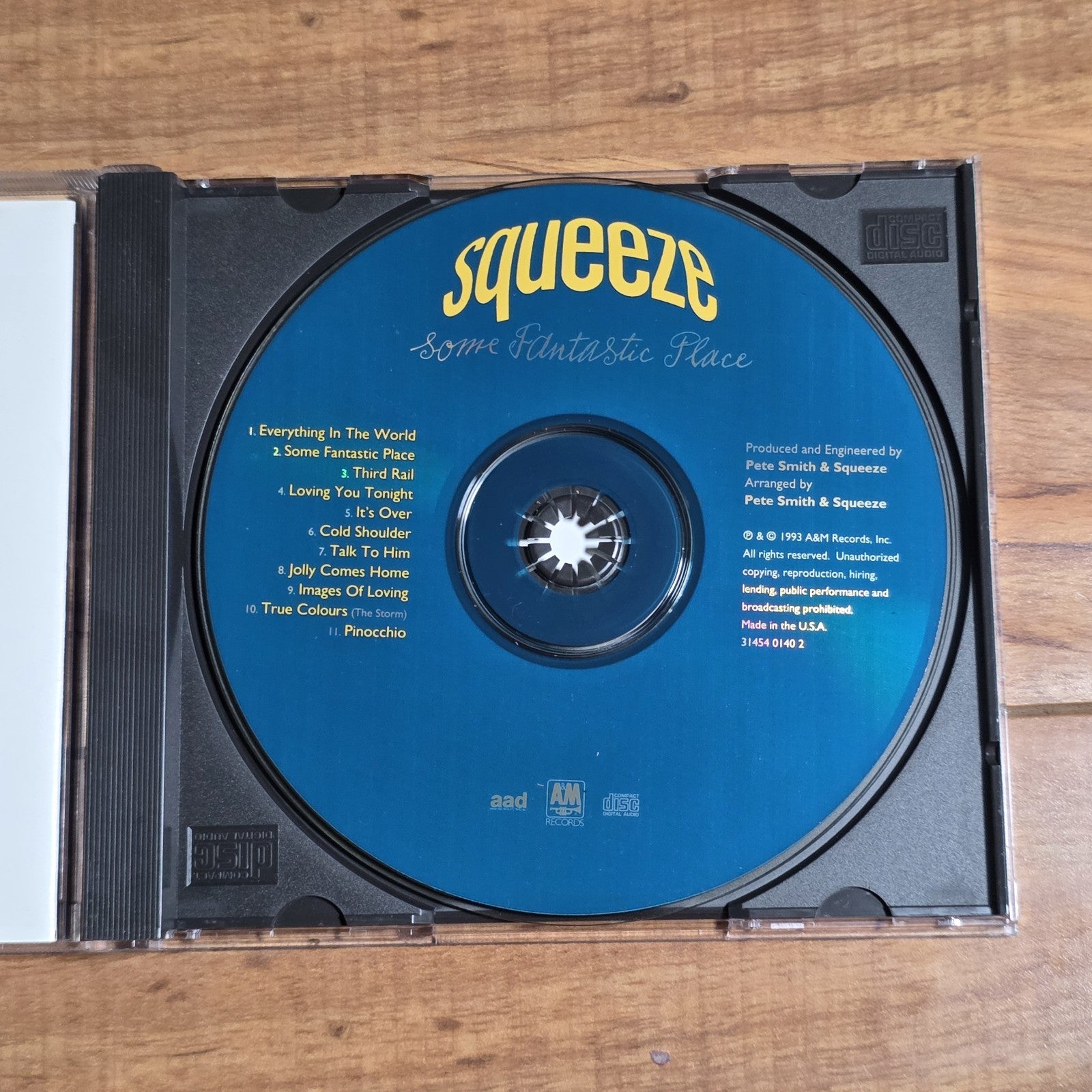 Squeeze - Some Fantastic Place CD Album 1993 Pop Rock A&M