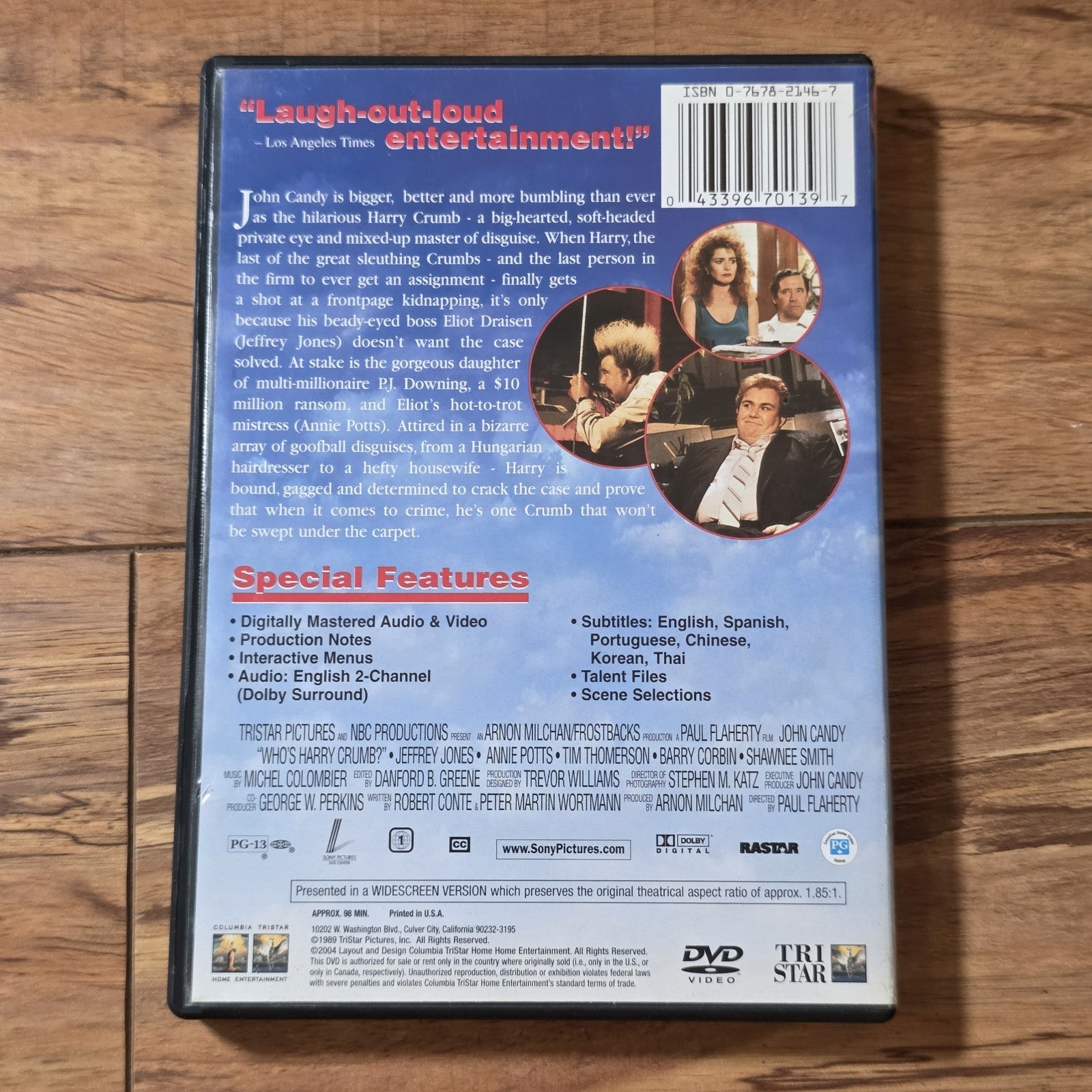 Who's Harry Crumb? DVD 1989 Comedy John Candy