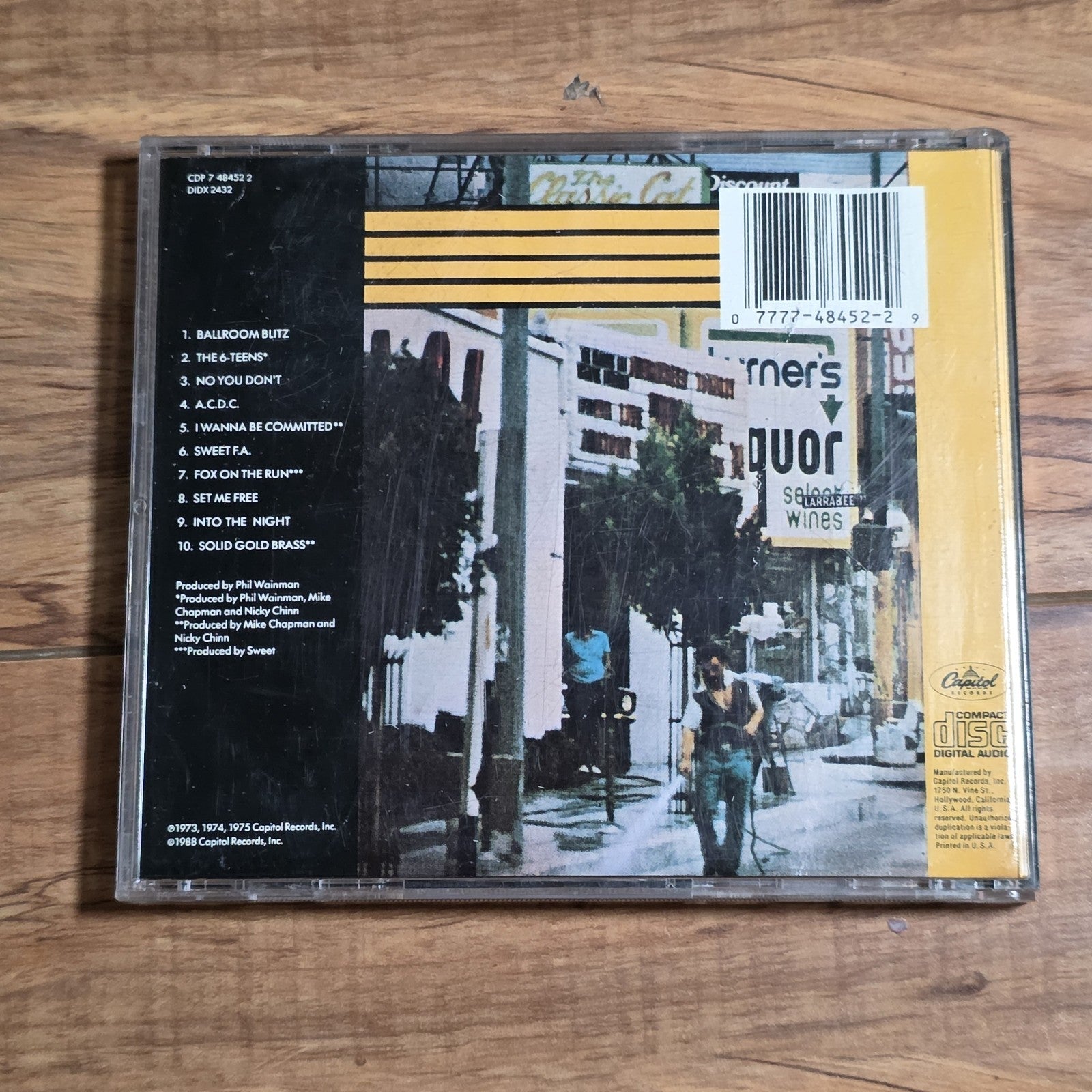 Sweet - Desolation Boulevard CD Album 1990 Glam Rock