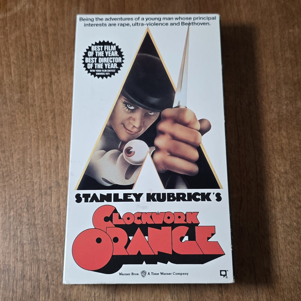 A Clockwork Orange VHS 1971 Sci-Fi Stanley Kubrick