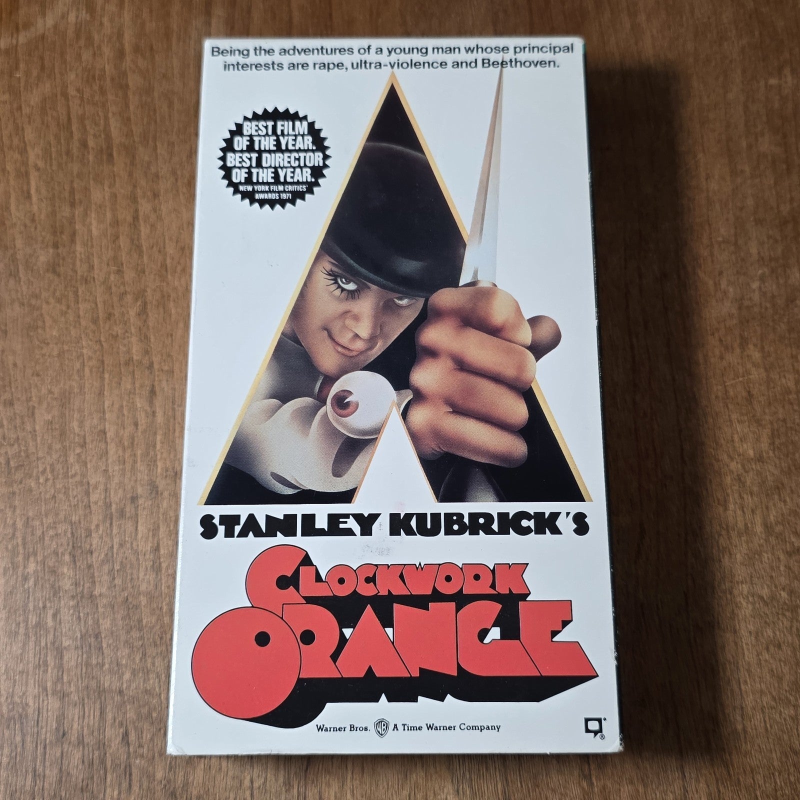 A Clockwork Orange VHS 1971 Sci-Fi Stanley Kubrick