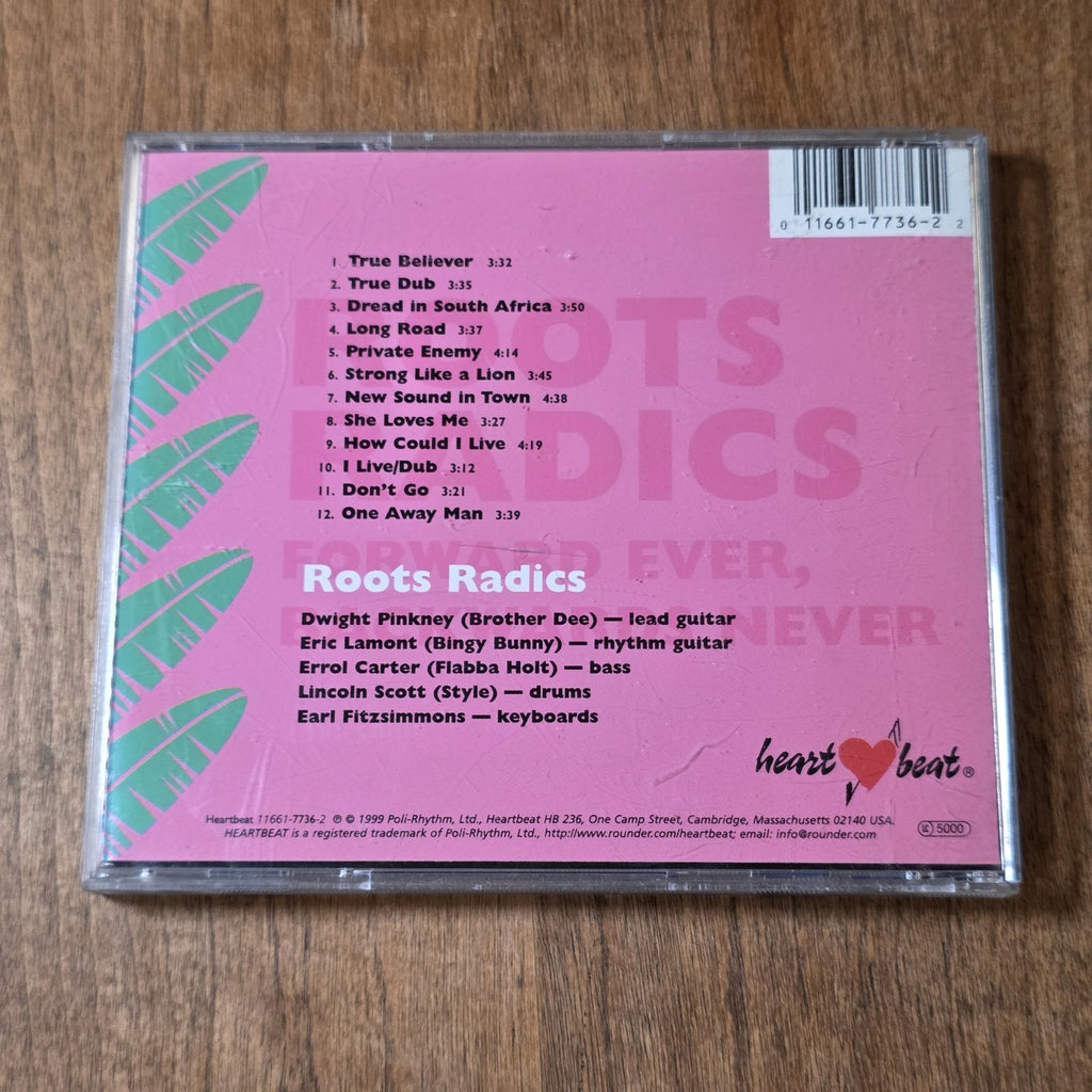 Roots Radics - Forward Ever Backwards Never CD Album 1999 Reggae