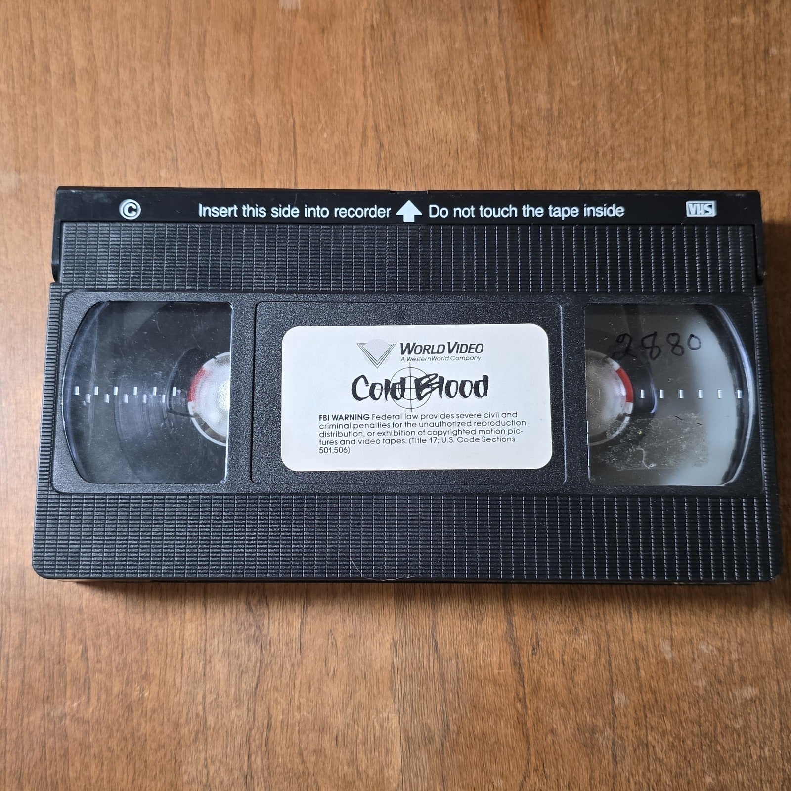 Cold Blood 1975 VHS Ralf Huettner Action Rutger Hauer 1987 World Video
