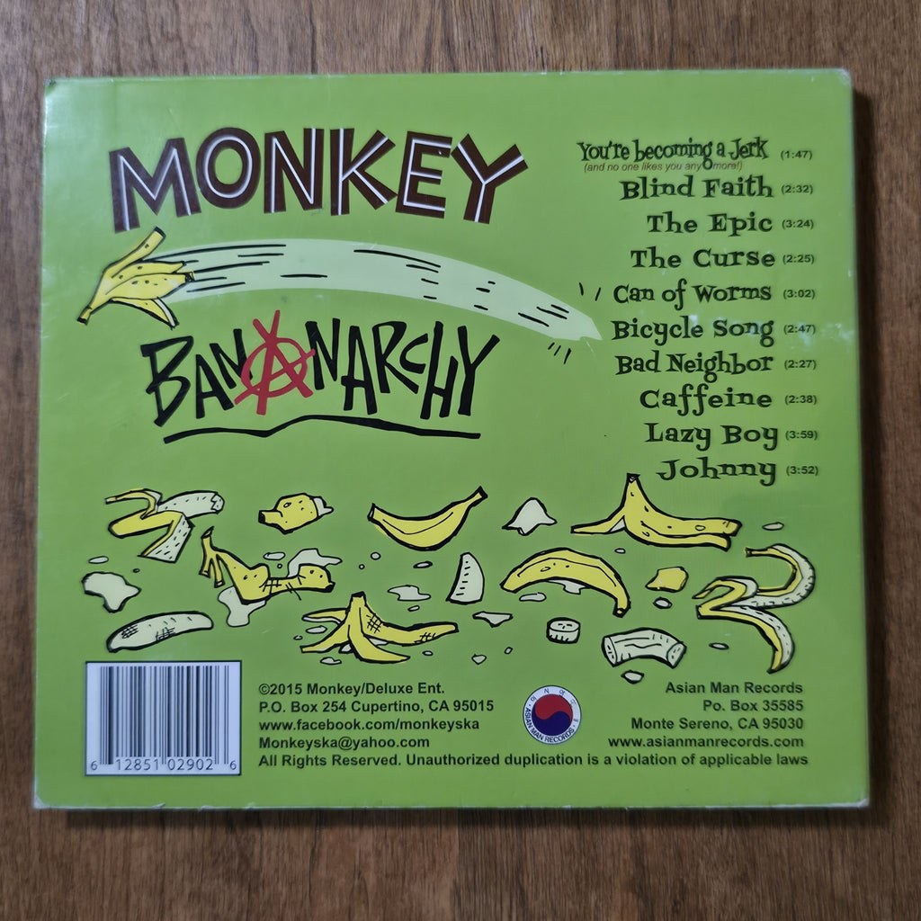 Monkey - Bananarchy CD Album 2015 Punk Ska HTF