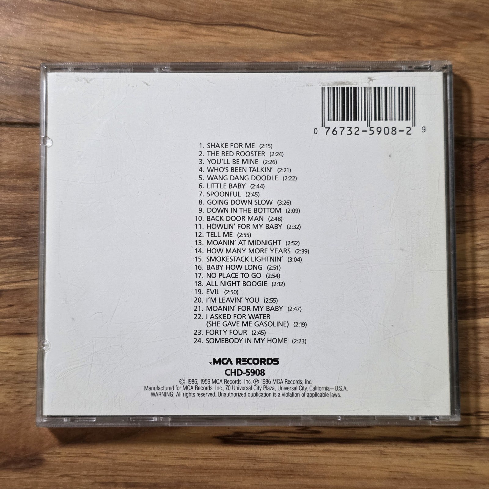 Howlin' Wolf - Two on One CD Compilation 1986 Blues