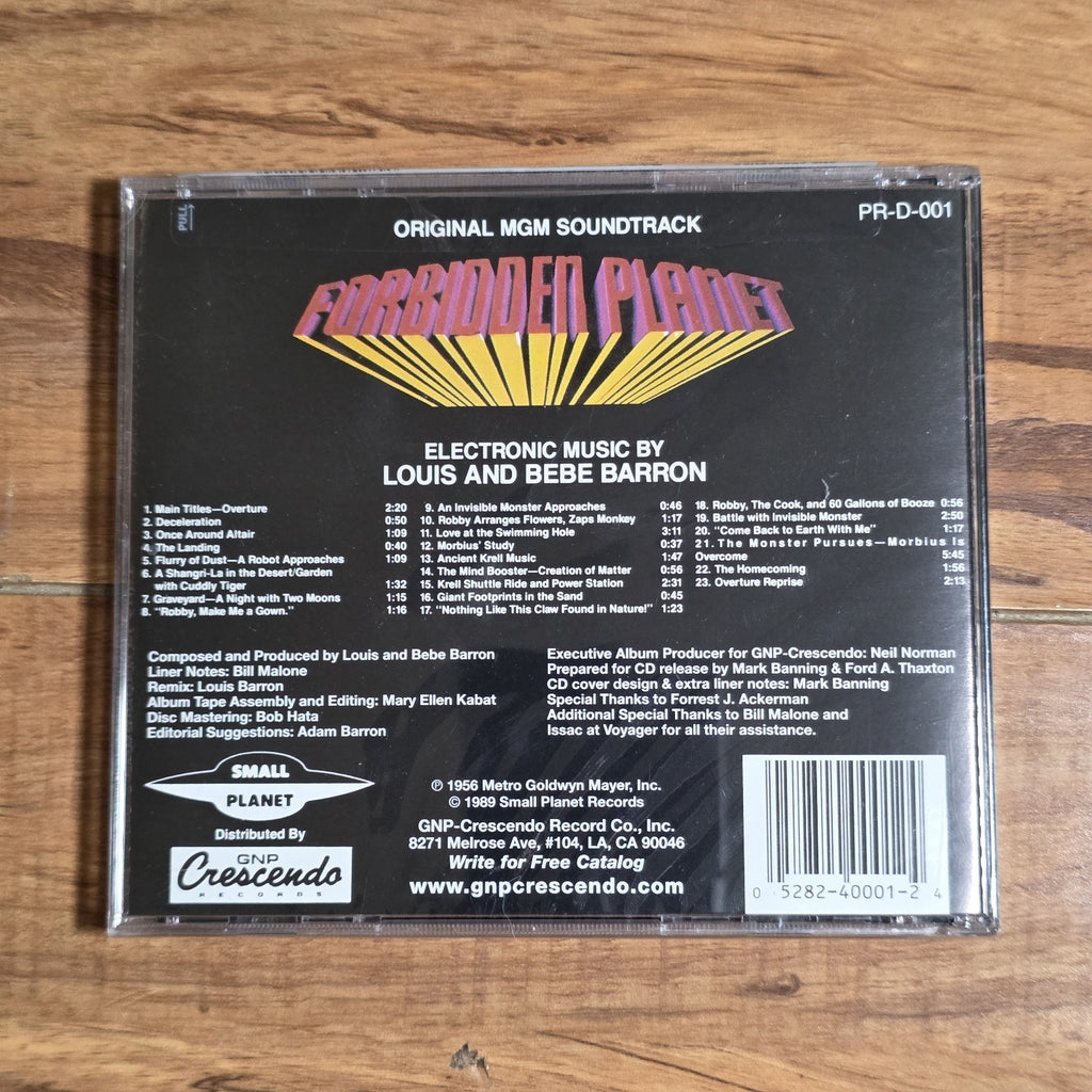 Louis and Bebe Barron - Forbidden Planet Movie Soundtrack Electronic Rare HTF