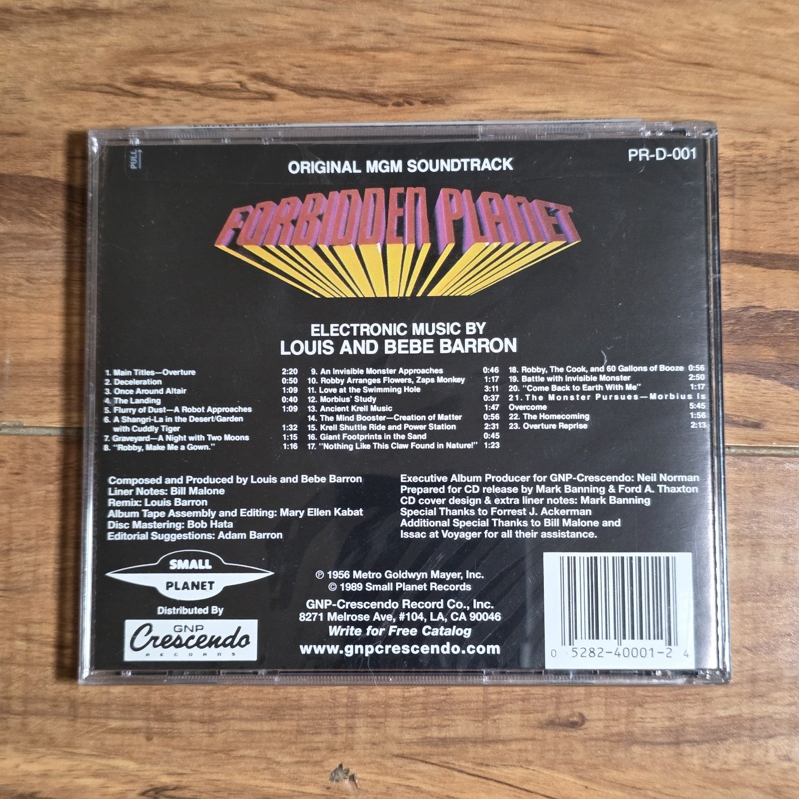 Louis and Bebe Barron - Forbidden Planet Movie Soundtrack Electronic Rare HTF